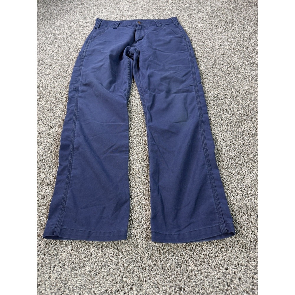 Carhartt Rugged Professional Series Relaxed Fit Pants Men's Size 30x30 Blue